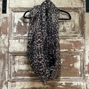 New York & Company Animal Print Infinity Scarf